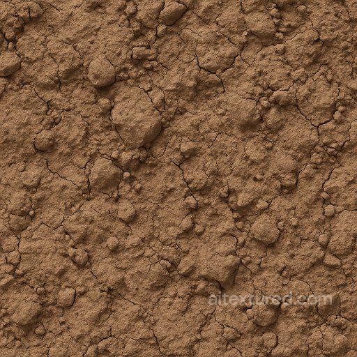 Rough Clay Soil Seamless Texture seamless Sand-soil PBR texture