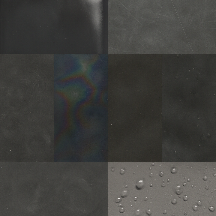 Glossy Plastic Surface With Smooth Reflective Finish seamless PBR texture preview