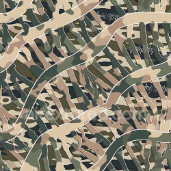 seamless Seamless 3D PBR Desert Woodland Camouflage Texture with Layered Organic Patterns texture 8k free download PBR