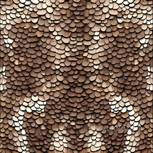Stylized Scale Skin Texture with Organic Layered Depth seamless Skin PBR texture