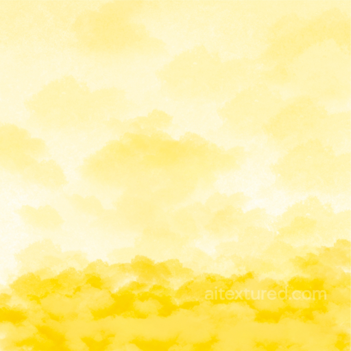 Soft Yellow Watercolor Texture with Subtle Cloudy Gradient seamless Watercolor texture PBR texture