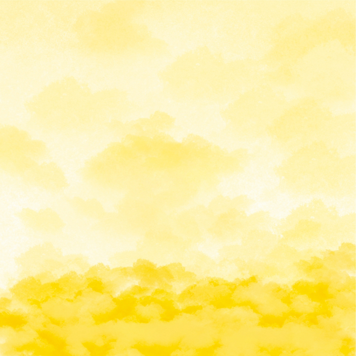 Soft Yellow Watercolor with Subtle Cloudy Gradient seamless PBR texture preview