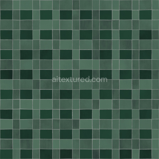 Tiles Seamless Pbr Texture Green Matte Tileable Modern Smooth Clean