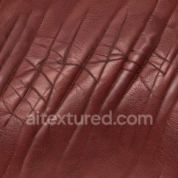 seamless Seamless 3D PBR Red Brown Crocodile Leather Texture with Detailed Scale Pattern and Wrinkles texture 8k free download PBR