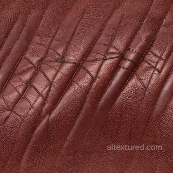 Red Brown Crocodile Leather Texture with Detailed Scale Pattern and Wrinkles Leather texture preview