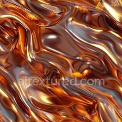 seamless Seamless 3D PBR Texture of Glossy Abstract Orange-Brown Fluid Surface texture 8k free download PBR
