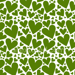 seamless Seamless 3D PBR Texture with Green Heart Pattern on White Background texture 8k free download PBR