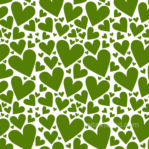 with Green Heart Pattern on White Background seamless St patrick digital paper bundle PBR texture