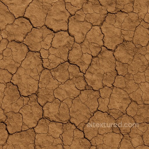 Aged Clay Soil Seamless Texture seamless Sand-soil PBR texture