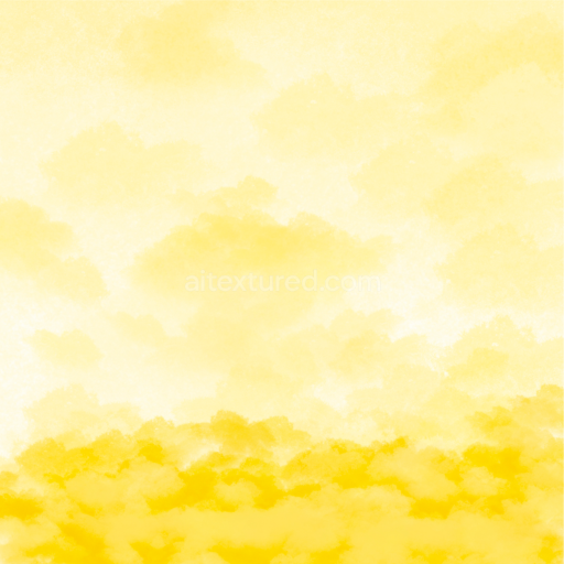 Seamless 3D PBR Watercolor Texture with Soft Yellow Gradient Pattern