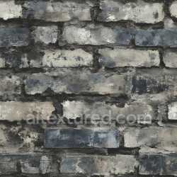 seamless Seamless 3D Cracked and Weathered Brick Wall PBR Texture in Gray Tones texture 8k free download PBR