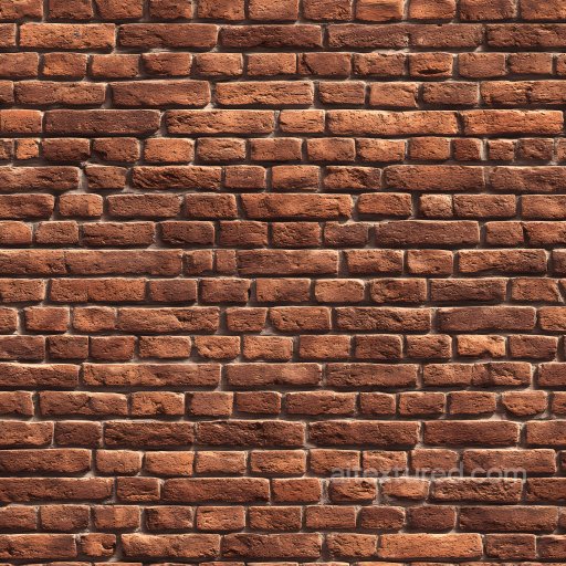 Cracked Red Brick Wall Seamless Texture with Rough Surface seamless Brick PBR texture