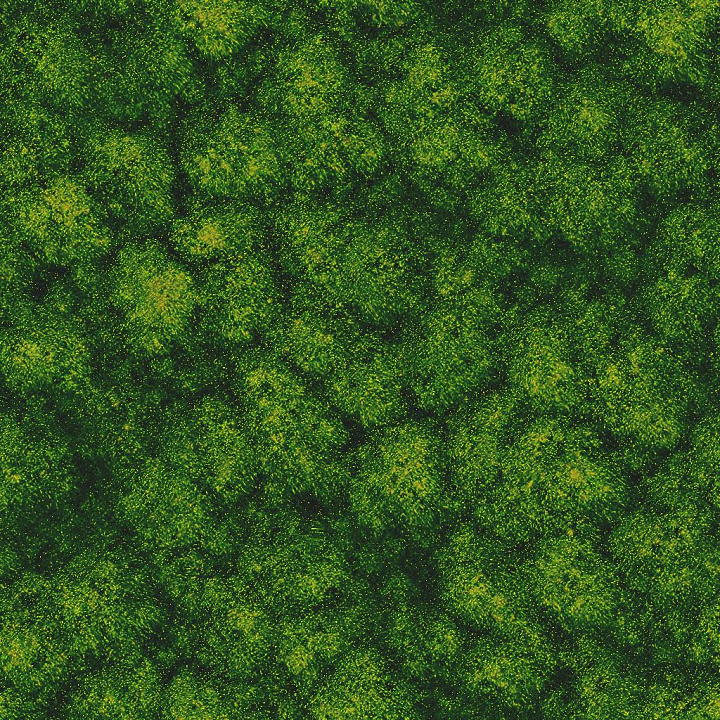 Moss seamless PBR texture preview