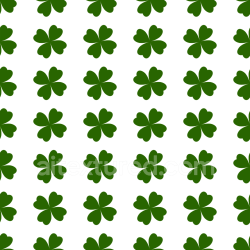 seamless Seamless 3D PBR Texture of Dark Green Four-Leaf Clover Pattern on White Background texture 8k free download PBR