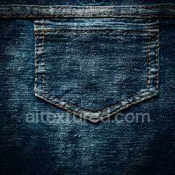 seamless Seamless 3D Cracked Denim Fabric PBR Texture with Detailed Stitched Pocket and Wear Patterns texture 8k free download PBR