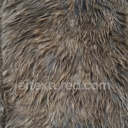seamless Seamless 3D Natural Long Fur Leather PBR Texture with Varied Brown Hues texture 8k free download PBR