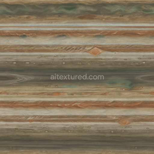 Seamless 3d texture pbr 8k gaseous giant bands with swirling gas accretion patterns