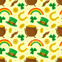 seamless Seamless St Patrick Digital Paper 3D PBR Texture with Lucky Charms Pattern texture 8k free download PBR