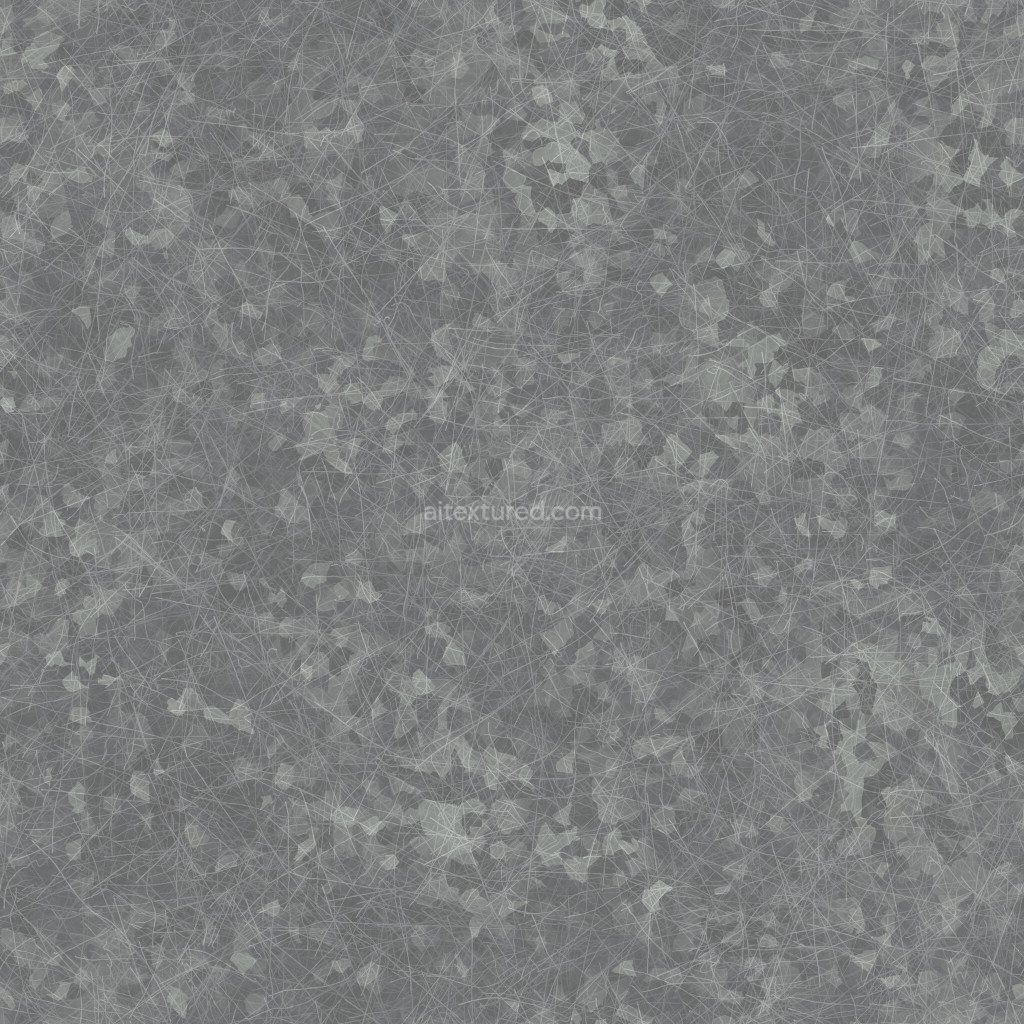 Seamless PBR metal texture with a smooth gray finish
