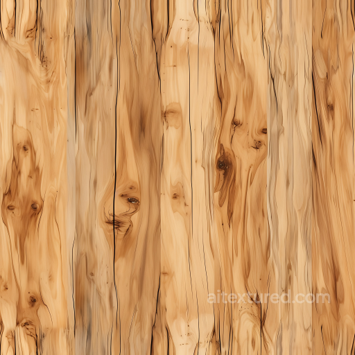 Light Knotty Pine Wood Planks Texture with Natural Grain seamless Wood PBR texture