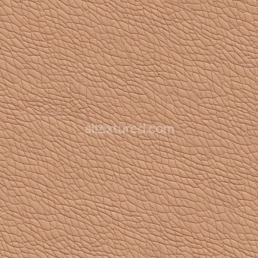 Seamless Tan Pebbled Leather 3D PBR Texture with Subtle Natural Grain