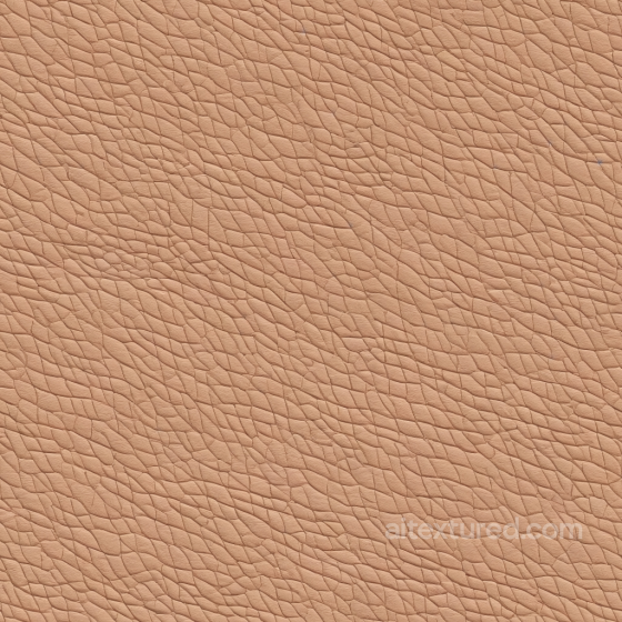 Seamless Tan Pebbled Leather 3D PBR Texture with Subtle Natural Grain Leather texture preview