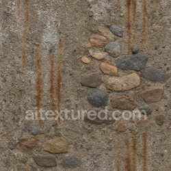 seamless Seamless 3d texture pbr 8k rough concrete surface with salt corrosion and rust streaks texture 8k free download PBR