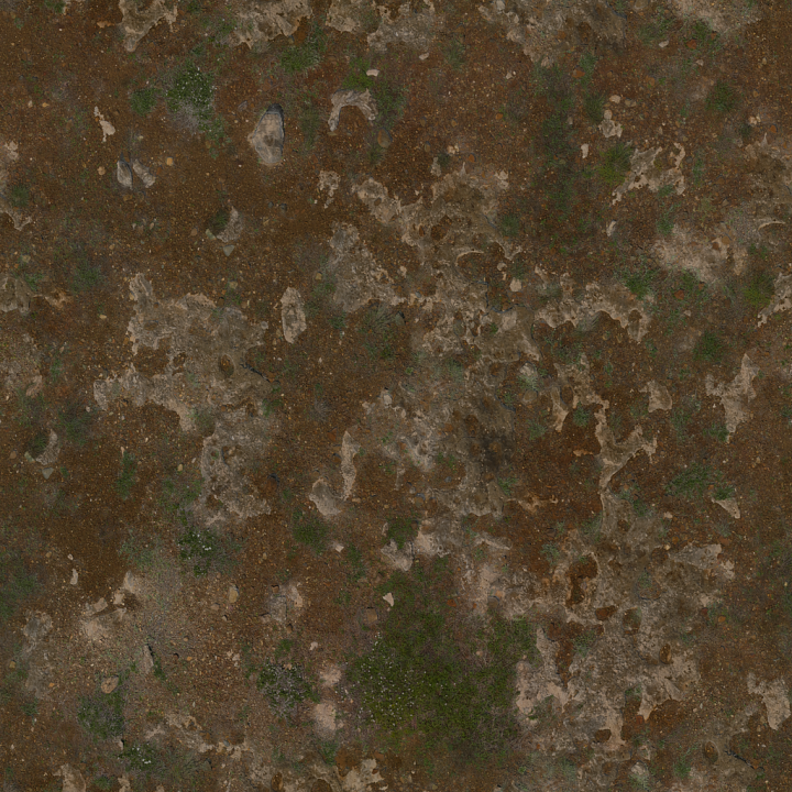 Rocks Brown Gravel seamless PBR texture preview