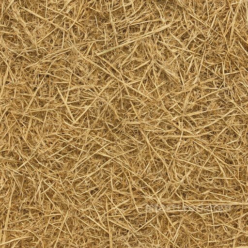 Natural Farm Hay Seamless Texture seamless Hay-straw PBR texture