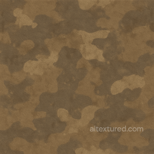 Polyester Camouflage Fabric With Camouflage Peeling And Grimed Surface seamless Camouflage PBR texture