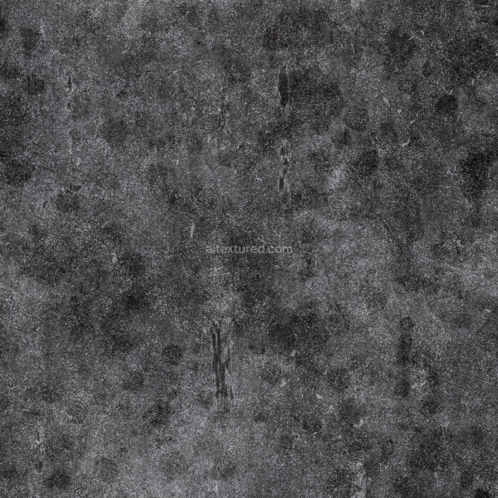 Seamless PBR texture with surface imperfections in dark tones
