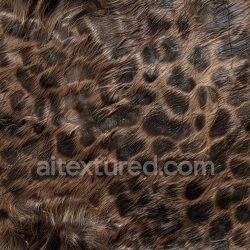 seamless Seamless 3D PBR Texture of Leopard Fur Leather with Detailed Hair and Spotted Pattern texture 8k free download PBR