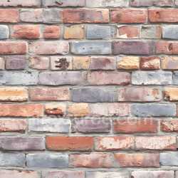 seamless Seamless 3D cracked brick wall PBR texture with chipped paint and weathered surface texture 8k free download PBR