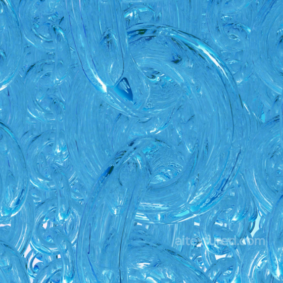 Seamless Blue Transparent Glass Chain Surface PBR Texture Glass texture preview