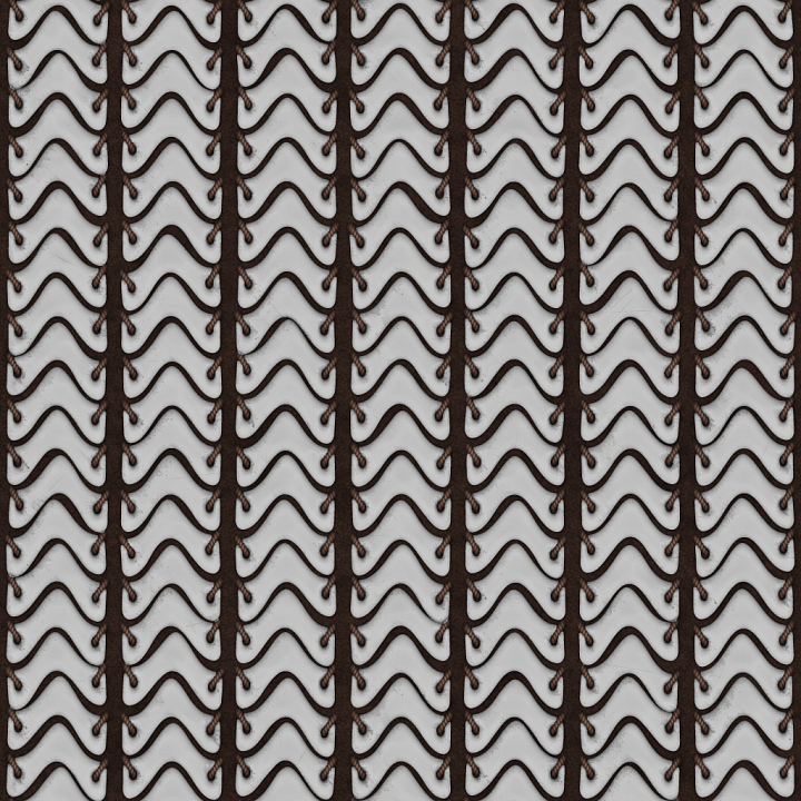 Armor Knight Leather Medieval Metal Warrior seamless PBR texture preview