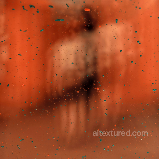 Orange Droplet Plastic PBR Texture with Speckled Pattern seamless Plastic PBR texture