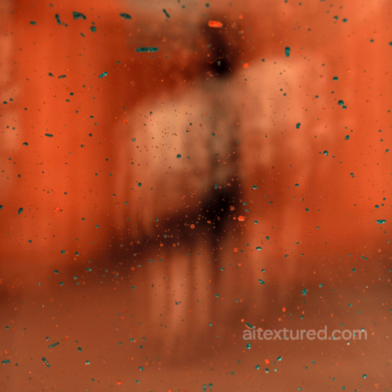 Orange Droplet Plastic PBR Texture with Speckled Pattern Plastic texture preview