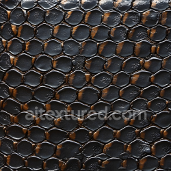 seamless Seamless 3D PBR Skin Texture Featuring Dark Reptilian Scales with Glossy Shine texture 8k free download PBR