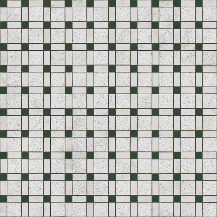 Vintage Style Floor Tiles seamless PBR texture preview