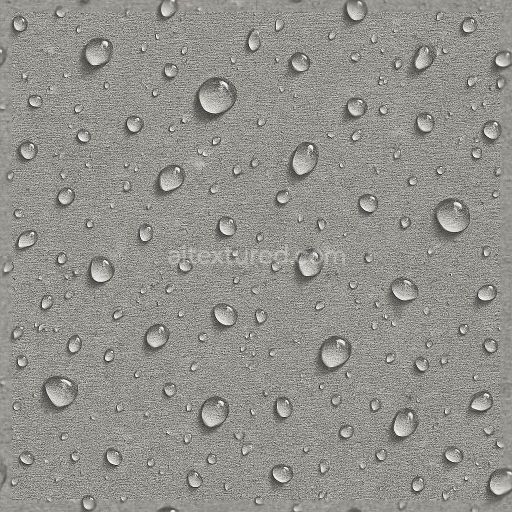 Seamless 3d texture pbr 8k scattered drops on wet fabric surface