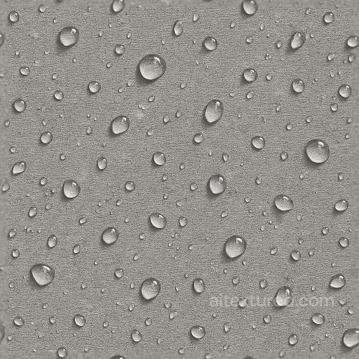 Scattered Drops On Wet Fabric Surface seamless Drops PBR texture