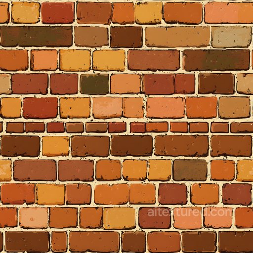 Cracked Brick Wall PBR Texture with Chipped and Rough Edges seamless Brick PBR texture