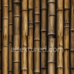 seamless Seamless 3D PBR Texture of Vertical Bamboo Stalks with Weathered Surface texture 8k free download PBR