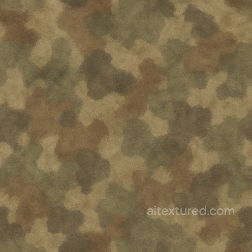 Earth Tone Blotchy Spots Disruptive Camo seamless Color Camouflage PBR texture