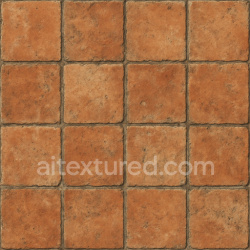 seamless Weathered Terracotta Tile Texture Seamless 1024X1024 texture 1024x1024 free download PBR