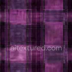 seamless Seamless 3D PBR texture of smooth purple plaid fabric with subtle weave texture 8k free download PBR