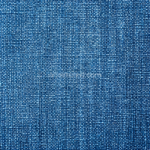 Seamless 3D cracked denim fabric PBR texture with distressed worn blue weave