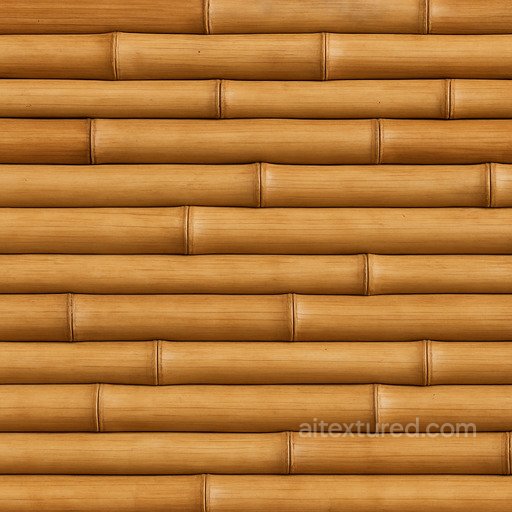 Natural Bamboo Seamless Texture seamless Basic-materials PBR texture