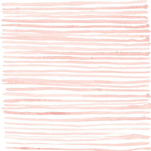 Seamless 3D PBR Texture of Hand-Painted Watercolor Stripes in Soft Coral