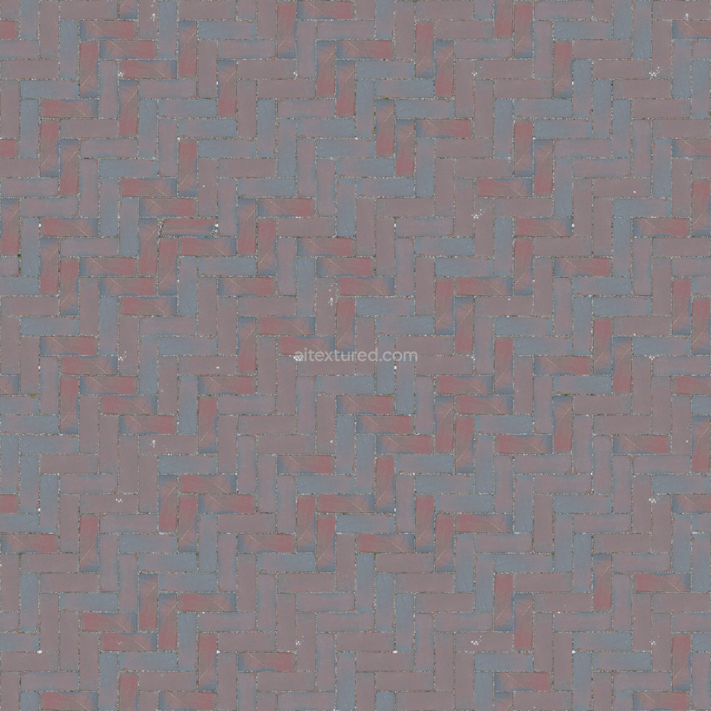 Seamless paving stones texture with a brick pattern